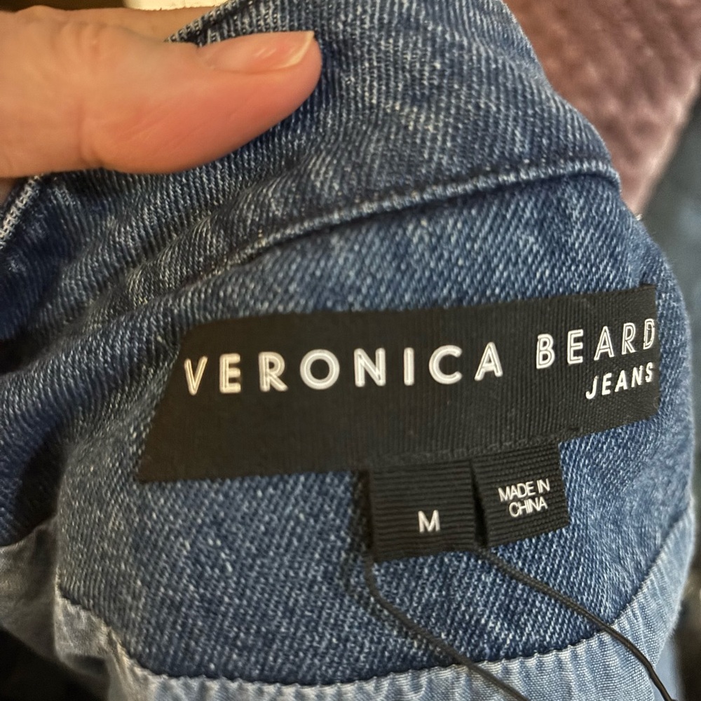 NWT VERONICA BEARD Killian quilted denim jacket - Picture 5 of 8
